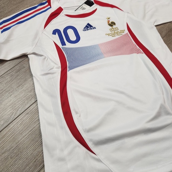 Francia WorldCup Final Retro Zidane 10 - Picture 4 of 8